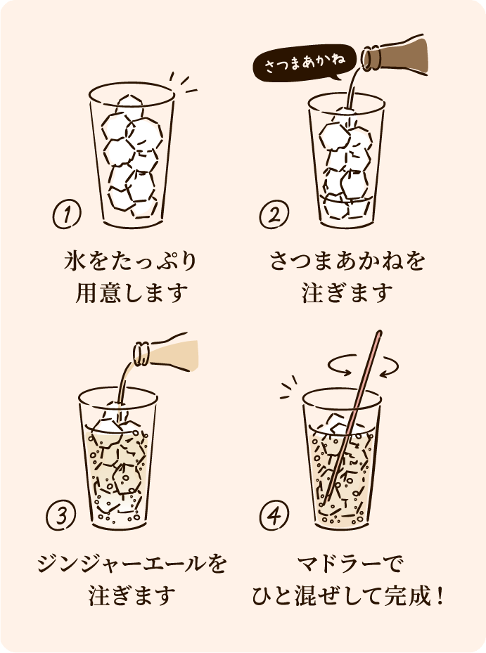 あかねジンジャーの作り方